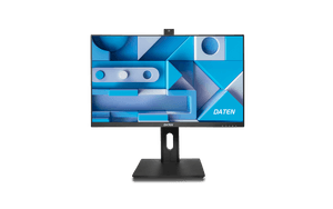 Monitor LED 23.8 DATEN DM238 VA/250/4/5M/VGA+DP+HDMI + Ajuste de Altura+Webcam FHD